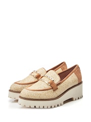 Naravni - Moda in Pelle športni copati Faythe Snaffle Trim New Florense - Slika 4 iz 5