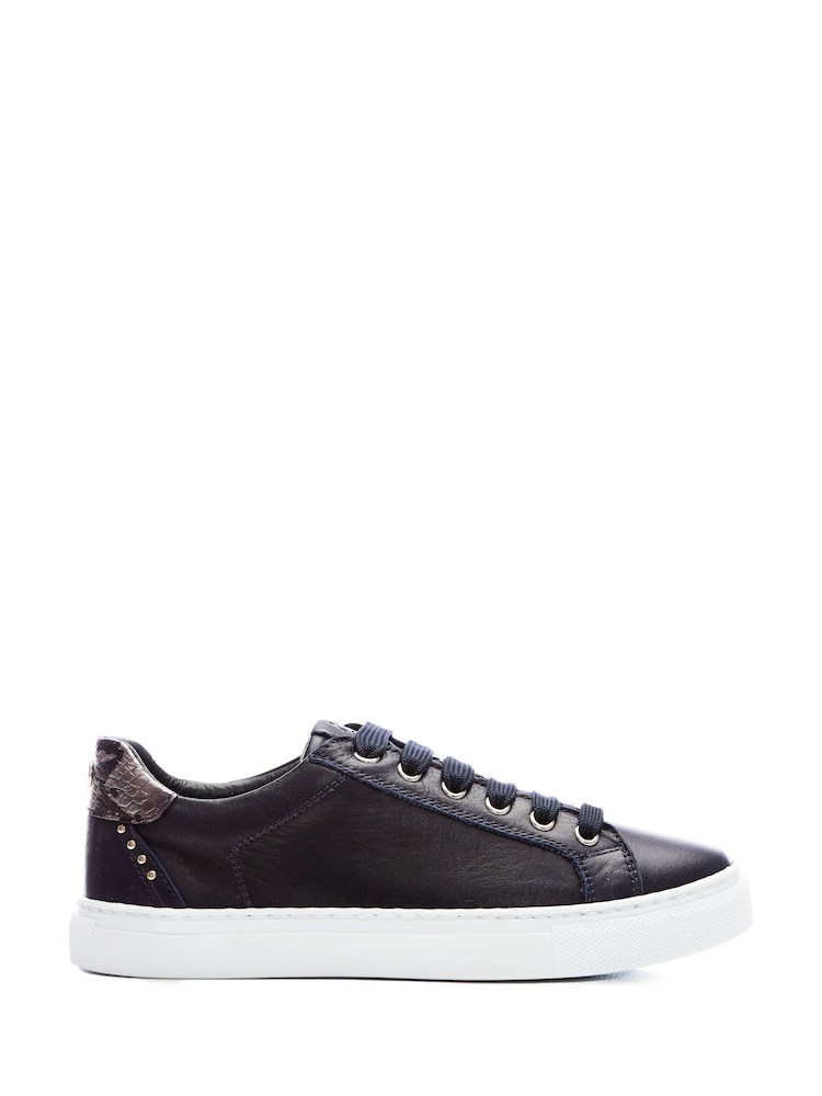 Moda in Pelle Bradd Lace Up Flat Round Toe Trainers - Image 1 of 6
