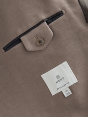 Neutral Nova Fides Moleskin Textured Blazer - Image 10 of 11
