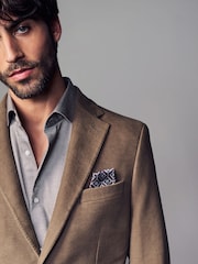 Neutral Nova Fides Moleskin Textured Blazer - Image 6 of 6