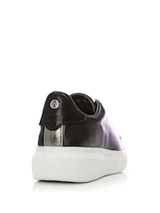 Moda in Pelle Bridgette Lace-Up Black Trainers With Slab Sole - Image 3 of 6