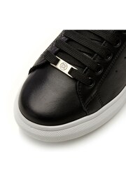 Moda in Pelle Bridgette Lace-Up Black Trainers With Slab Sole - Image 5 of 6