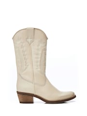 Moda in Pelle Fanntine Mid Leg Pointed Western Boots - Image 1 of 4