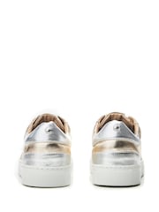 Moda in Pelle Ariba Flat Slab Lace-Up White Trainers - Image 3 of 4