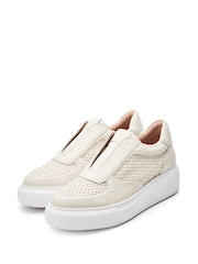 Moda in Pelle Althea Slip On Chunky Wedge Trainers - Image 2 of 4