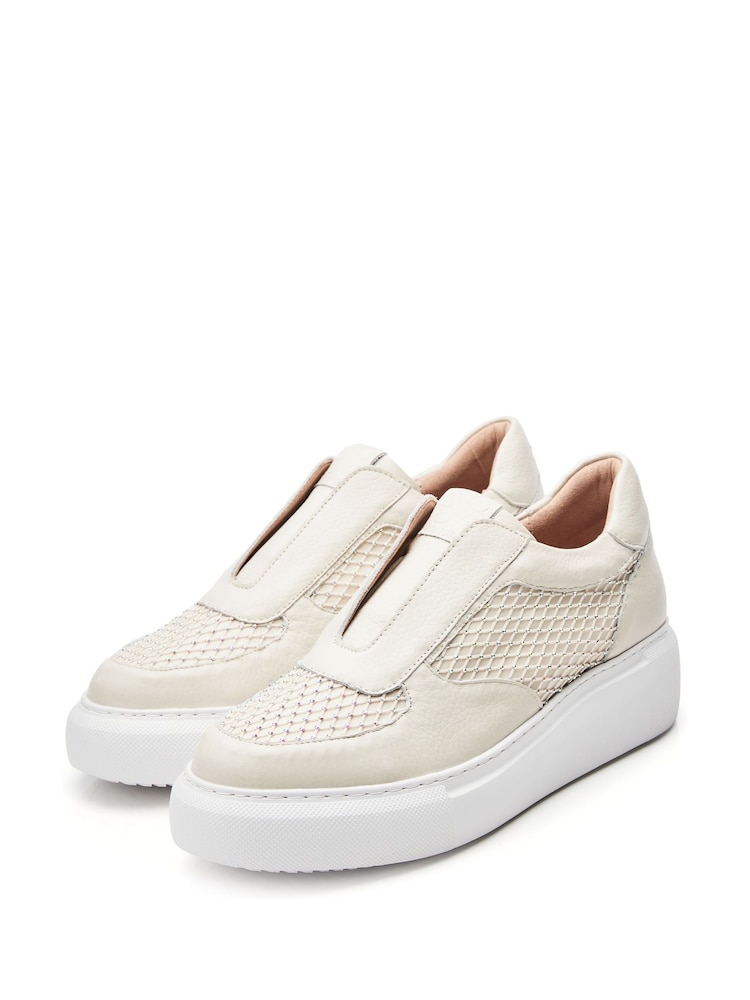 Moda in Pelle Althea Slip On Chunky Wedge Trainers - Image 2 of 4
