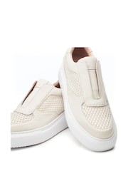 Moda in Pelle Althea Slip On Chunky Wedge Trainers - Image 3 of 4