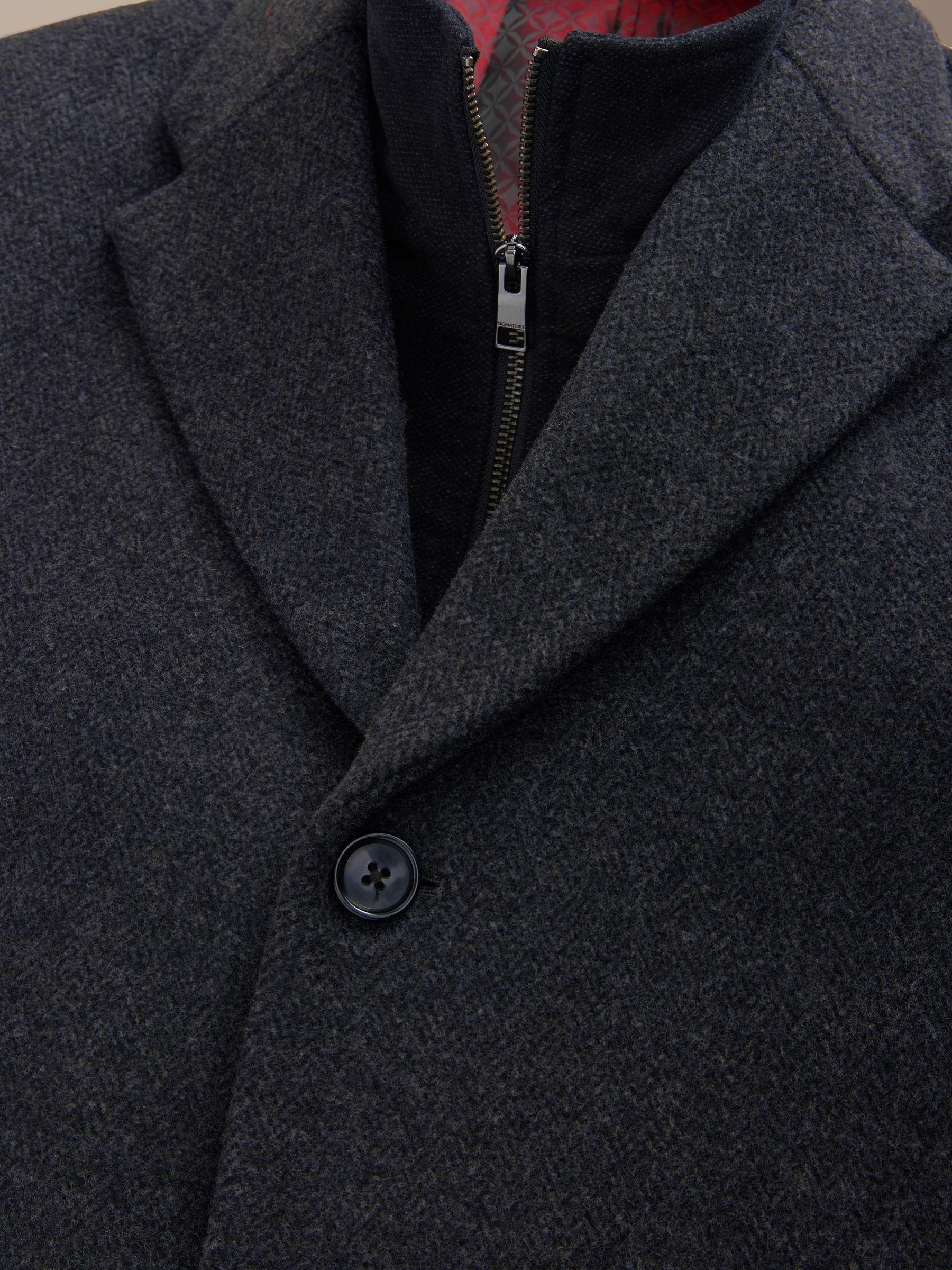 Buy Charcoal Grey Signature Soft Touch Wool Rich Padded Italian