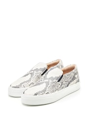 Moda in Pelle Multi  Adrina Slim Sole Twin Gusset Slip on Trainers - Image 2 of 4