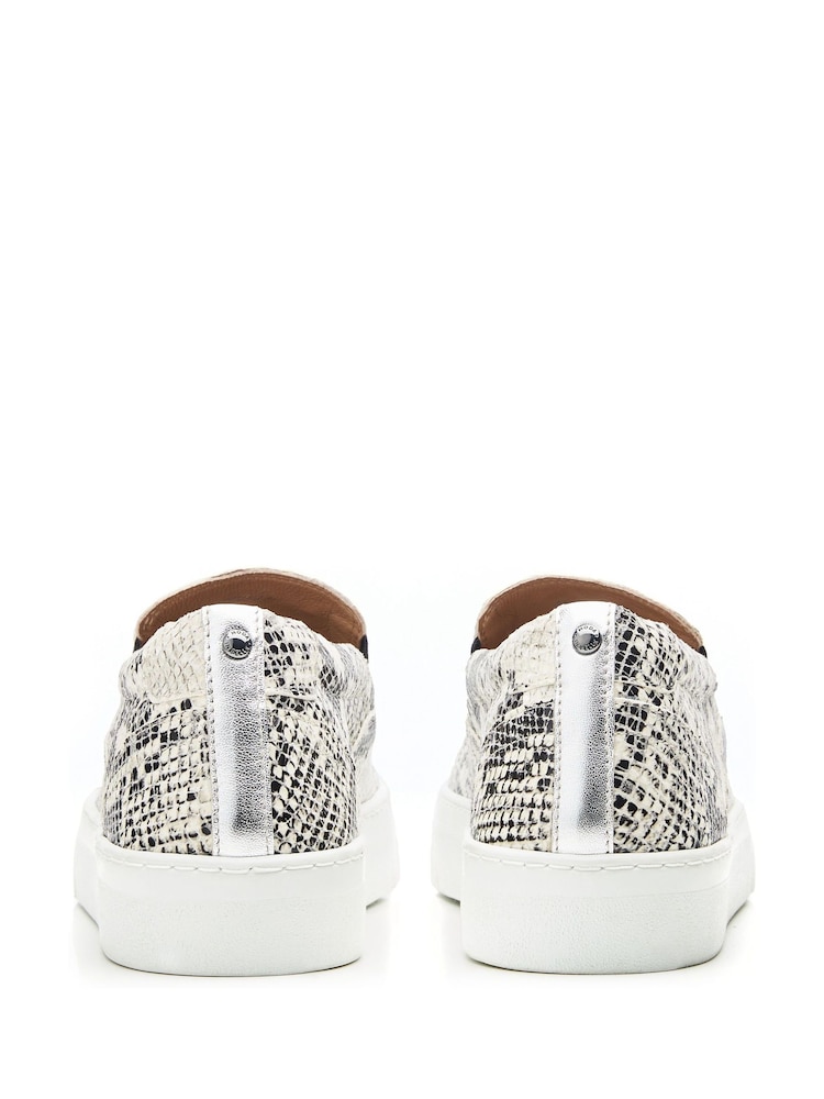 Moda in Pelle Multi  Adrina Slim Sole Twin Gusset Slip on Trainers - Image 3 of 4