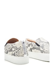 Moda in Pelle Multi  Adrina Slim Sole Twin Gusset Slip on Trainers - Image 4 of 4