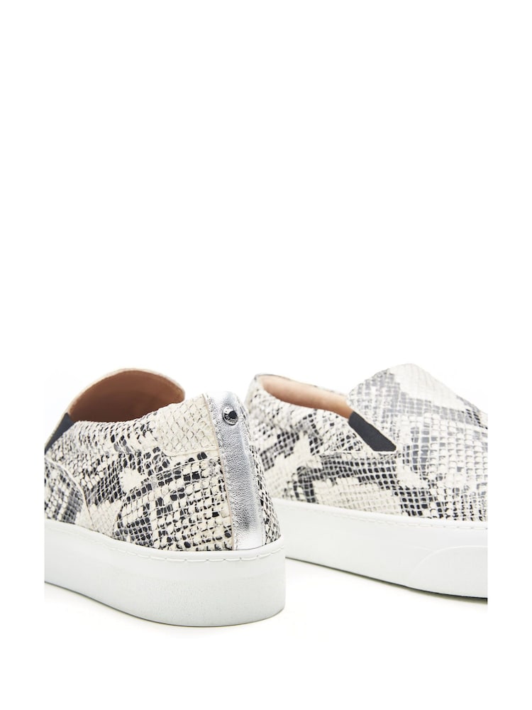 Moda in Pelle Multi  Adrina Slim Sole Twin Gusset Slip on Trainers - Image 4 of 4