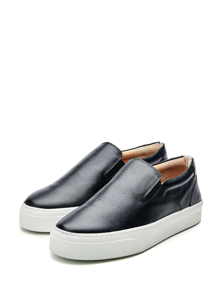 Moda in Pelle Multi  Adrina Slim Sole Twin Gusset Slip on Trainers - Image 2 of 4