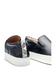 Moda in Pelle Multi  Adrina Slim Sole Twin Gusset Slip on Trainers - Image 4 of 4