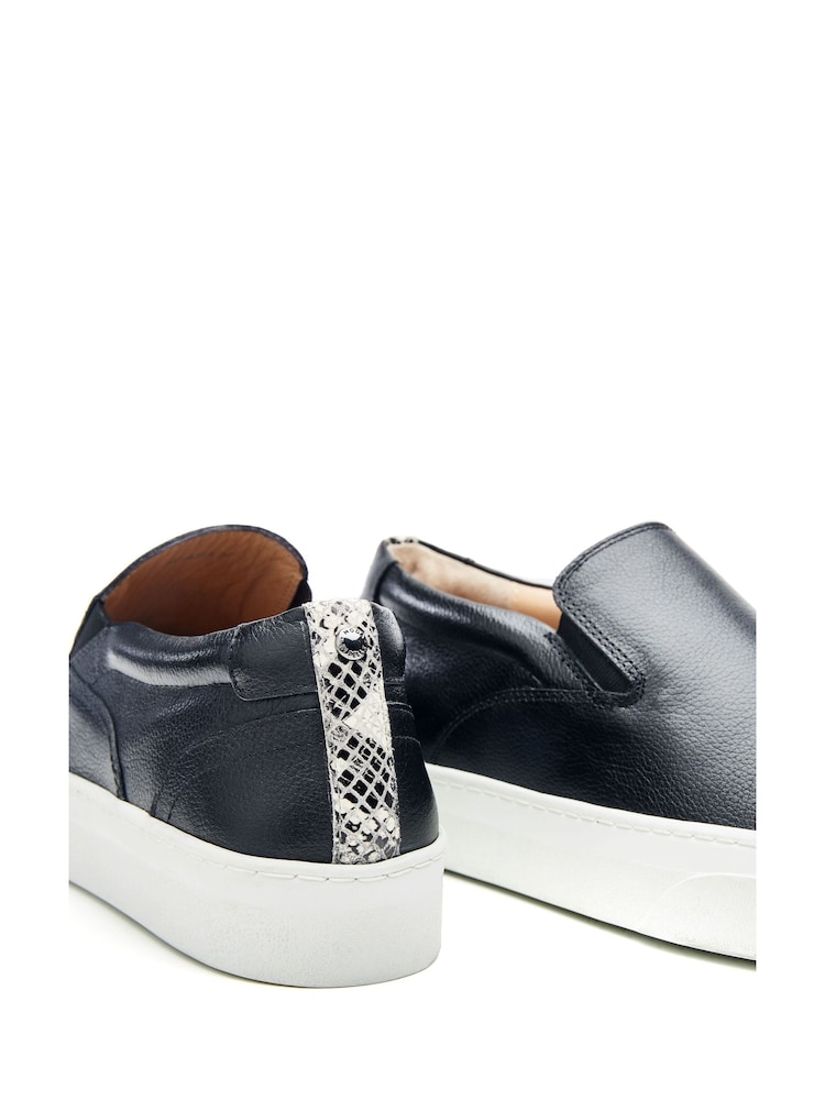 Moda in Pelle Multi  Adrina Slim Sole Twin Gusset Slip on Trainers - Image 4 of 4
