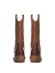 Moda in Pelle Dana Crepe Sole Long Western Boots - Image 3 of 4