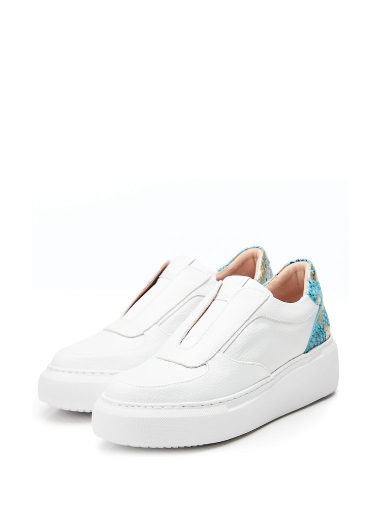 Moda in Pelle Althea Slip On Chunky Wedge Trainers - Image 2 of 4