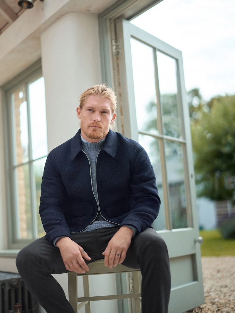 Donkerblauw - Signature 100% Wool Jacket - Image 5 of 11