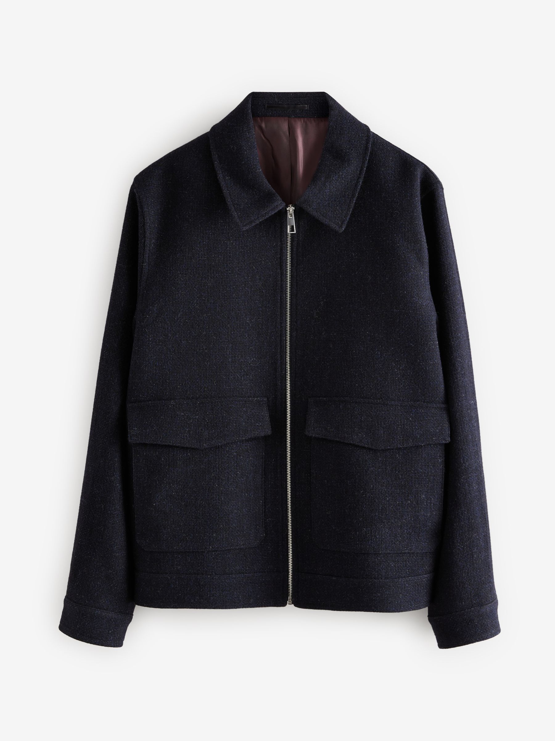 Buy Navy Blue Signature 100% Wool Jacket from Next Canada