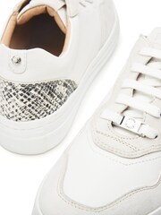 Moda in Pelle Adalaya Scallop Chunky White Trainers - Image 4 of 4