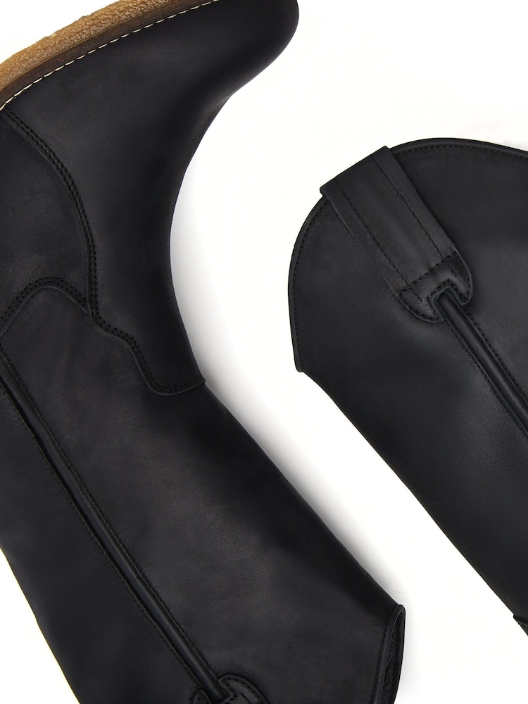 Moda in Pelle Dana Crepe Sole Long Western Boots - Image 4 of 4