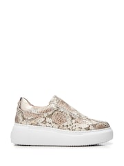 Moda in Pelle Althea Slip On Chunky Wedge Trainers - Image 1 of 4