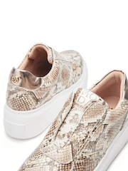 Moda in Pelle Althea Slip On Chunky Wedge Trainers - Image 4 of 4