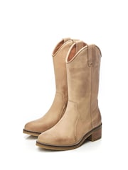 Moda in Pelle Dana Crepe Sole Long Western Boots - Image 2 of 4