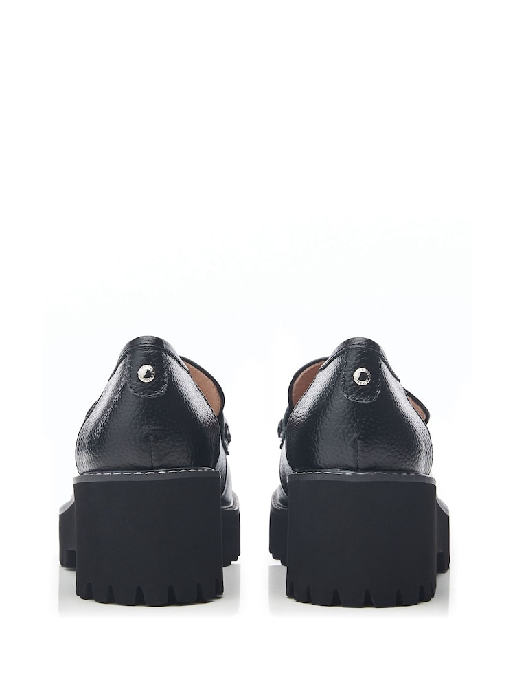 Czarny - Moda in Pelle Faythe Snaffle Trim New Florense Trainers - Image 3 of 4