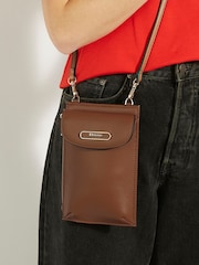 Dune London Brown Chrome Shellies Purpose Phone Case - Image 1 of 5