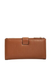 Dune London Brown Klints Large Turnlock Detail Purse - Image 3 of 5