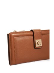 Dune London Brown Klints Large Turnlock Detail Purse - Image 5 of 5