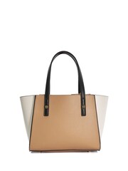 Dune London Brown Mini Dinkydresden Double Zip Top Handle Tote Bag - Image 3 of 4