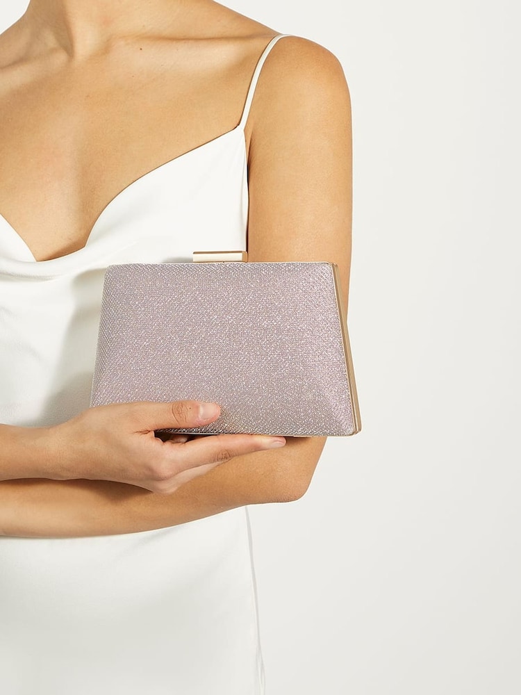 Pink - Dune London Bellaria Clutch mit eckigem Rahmen - Bild 1 von 6 Pink - Dune London Bellaria Clutch mit eckigem Rahmen - Bild 1 von 6
