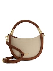 Dune London Natural Chrome Daphny Mini Tubular Handle Grab Bag - Image 3 of 4