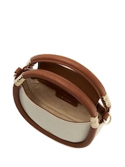 Dune London Natural Chrome Daphny Mini Tubular Handle Grab Bag - Image 4 of 4