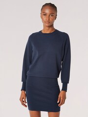 Apricot White 2-In-1 Knitted Mini Dress - Image 1 of 4