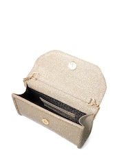 Dune London Gold Bellini Border Foldover Clutch - Image 3 of 4