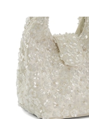 Dune London Cream Bouquette Bridal Floral Trim Grab Bag - Image 7 of 7