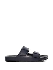 Dune London Blue Intells Double Strap Sandals - Image 3 of 6