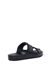 Dune London Blue Intells Double Strap Sandals - Image 5 of 6