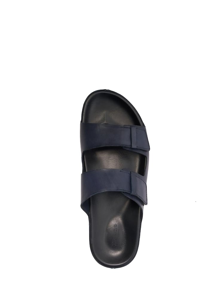 Dune London Blue Intells Double Strap Sandals - Image 6 of 6