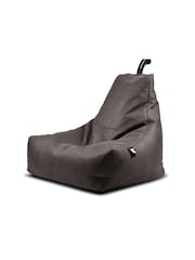 Extreme Lounging Slate Mighty B Luxury Indoor Faux Leather Bean Bag - Image 2 of 2