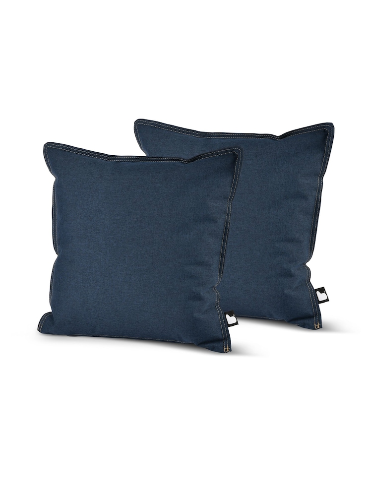 Extreme Lounging Dark Denim B Outdoor Garden Cushions 2 Pack - Image 1 of 2