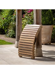 Gallery Home Natural Aeneas Garden Sunlounger - Image 2 of 7
