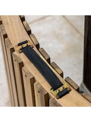 Gallery Home Natural Aeneas Garden Sunlounger - Image 3 of 7