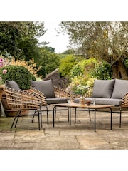 Gallery Home Grey Calvert Garden Lounge Set - Image 2 of 6
