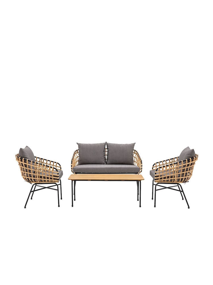Gallery Home Grey Calvert Garden Lounge Set - Image 6 of 6