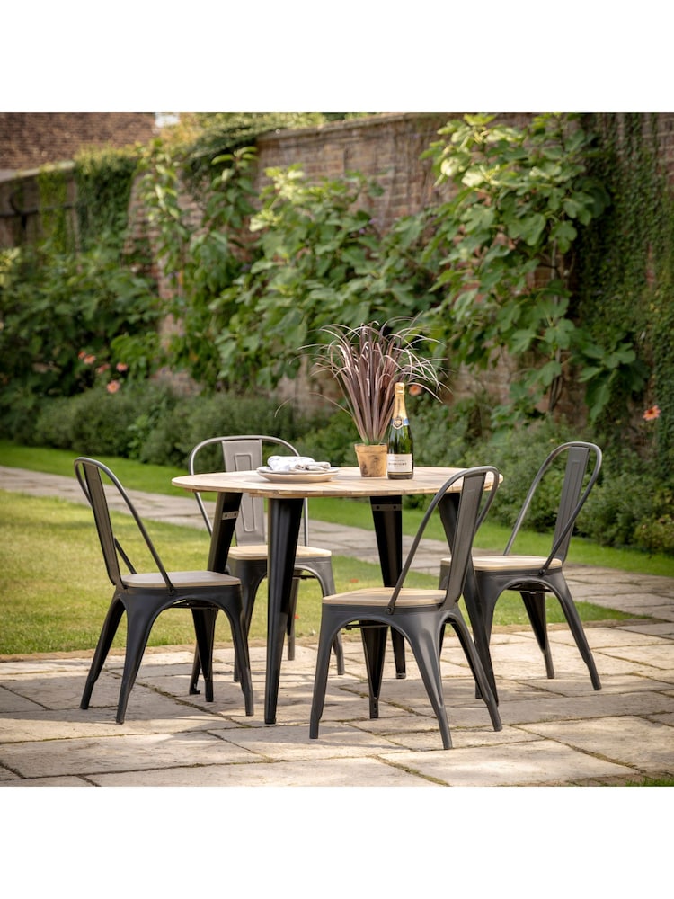 Gallery Home Black Manito Garden Dining Table - Image 1 of 4