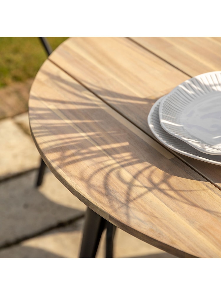 Gallery Home Black Manito Garden Dining Table - Image 2 of 4